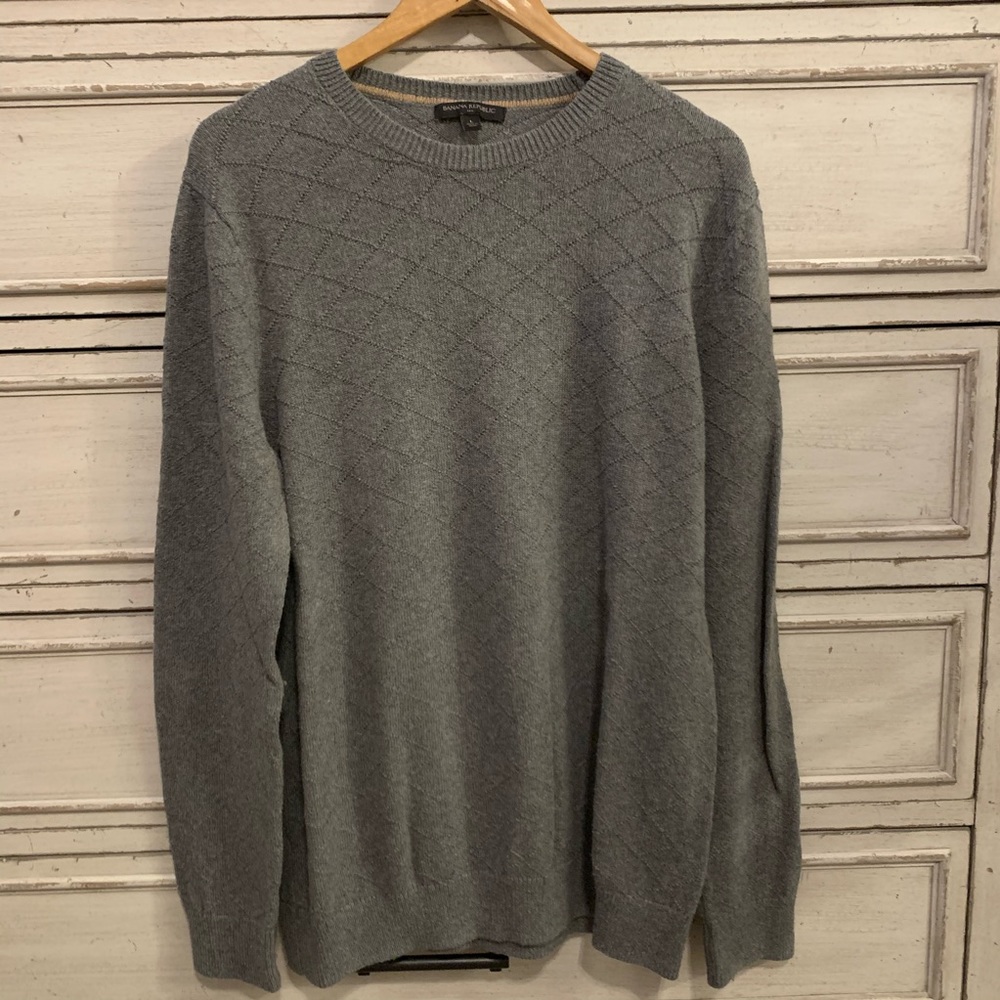 Banana Republic Men’s Grey Sweater